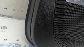 Panou ușă dreapta față pentru Audi Q7 16-19, negru, inserție piele maro, ornamente lemn negru lucios și închis la culoare, BOSE, cotieră piele maro cu mâner, zgârieturi, îndoitură