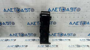 Suporturi de pahare cromate pentru consola centrală Volvo XC90 16-22 cu ornamente din lemn de mesteacăn, iluminate, cu brichetă