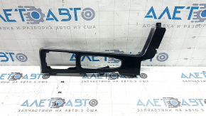Ornamente console centrale superioare pentru Volvo XC90 16-22, negru lucios, zgârieturi