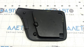 Cotieră consolă centrală Volvo XC90 16-26, piele neagră, zgârieturi pe plastic