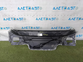 Задняя панель Audi A4 B9 17-20 2 части, высверлена, черная