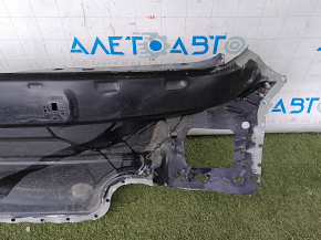 Задняя панель Audi A4 B9 17-20 2 части, высверлена, черная