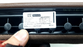 Вставка Isofix заднего ряда 2 ряда сидений центральное Audi Q7 16-26 кожа коричневая