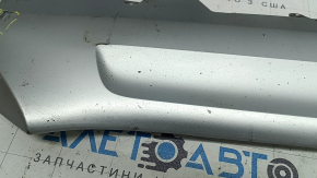 Накладка губы переднего бампера Volvo XC90 16-19 царапины, трещина в креплении, замята