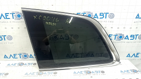 Geam spate stânga Volvo XC90 16-22, fumuriu, zgârieturi pe crom