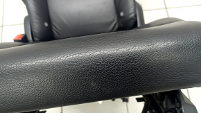 Заднее сиденье левое Volvo XC90 16-23 кожа черная под 3 ряда, замято, царапины