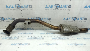 Выпускная трасса средняя часть левая Audi Q7 16-19 3.0T порвана сетка