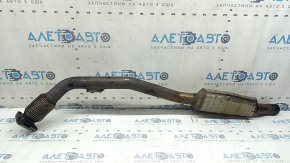 Выпускная трасса средняя часть правая Audi Q7 16-19 3.0T надорвана сетка