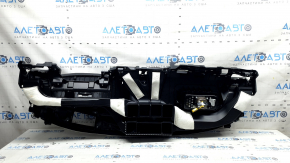 Торпедо передняя панель с AIRBAG Honda Accord 18-22 черная, под проекцию