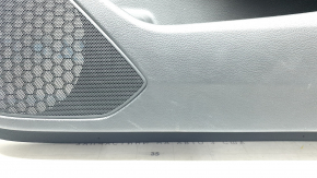 Panou ușă dreapta față pentru Honda Accord 2018-2018, negru, cu inserție din piele neagră, cotieră din piele neagră, uzat