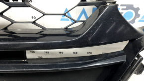 Решетка радиатора Honda Accord 18-20 черный глянец, сколы, царапины, незаводские отверстия
