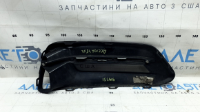 Решетка бампера левая Honda Accord 18-20 hybrid, под птф, черный глянец, хром, сколы