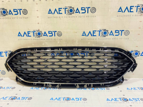 Решетка радиатора grill Ford Escape MK4 20-22 сетка черн мат, с хромом