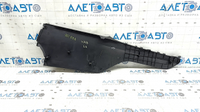 Накладка центральной консоли боковая левая Toyota Camry v70 18-24 черная, царапины