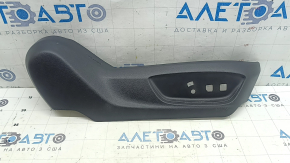 Накладка управления пассажирским сиденьем Toyota Camry v70 18-24 черная, под электро