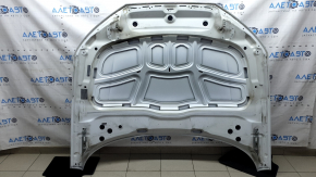 Капот голый Audi A4 B9 17-20 сталь, белый LY9C, сколы