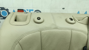 Spătar banchetă dreapta spate pentru Audi A4 B9 17-19, piele bej, încălzit, cu centură de siguranță și cotieră, pentru curățare