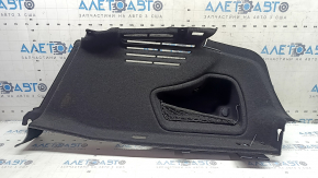 Ornamente arc dreapta pentru Audi A4 B9 18-25, negru, cu brichetă, elemente de fixare rupte