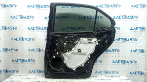 Дверь в сборе задняя правая Toyota Camry v70 18-24 черный 218, вмятина, надрыв уплотнителя