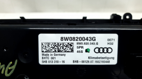 Управление климат-контролем Audi A4 B9 17-25 с подогревом