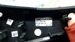 Комплект накладок салона Audi A4 B9 17-19 под коричневое дерево, quattro, царапины