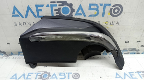 Capac tobă dreapta pentru Honda Accord 18-22 hibrid cu crom, inserție grafit, cu crom