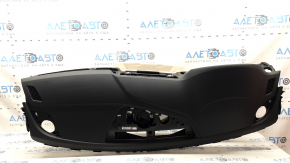 Торпедо передняя панель с AIRBAG Audi A4 B9 17-20 темно-серая с бежевым