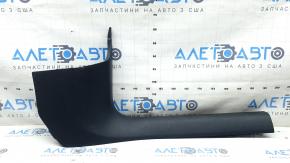 Ornamente prag interior dreapta față, gri, Audi A4 B9 17-25, uzate