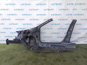 Четверть передняя правая VW Passat b8 16-19 USA черная отпилена, с центральной стойкой