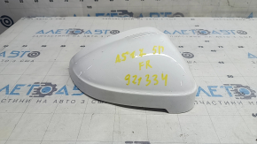 Capac oglindă retrovizoare dreapta pentru Audi A5 F5 18-25 cu BSM, alb, suport rupt