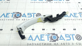 Ручка двери внешняя передняя правая в сборе Audi A6 C7 12-18 keyless, с подсветкой, хром