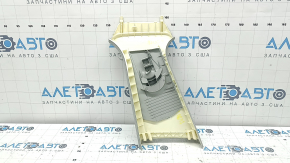 Ornament stâlp central superior dreapta pentru Audi A6 C7 12-18 fără conductă de aer, gri, curățabil chimic, partea inferioară