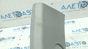 Ornament stâlp central superior dreapta pentru Audi A6 C7 12-18 fără conductă de aer, gri, curățabil chimic, partea inferioară