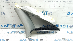 Накладка задней форточки правая Audi A6 C7 12-18 серая, под чистку, отпаяны крепления