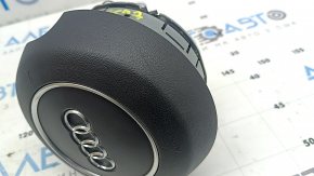 Подушка безопасности airbag в руль водительская Audi A6 C7 12-18 черная, царапина