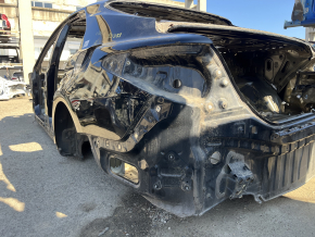 Четверть крыло задняя левая Toyota Camry v70 18-23 под BSM на кузове, черная, вмятинки, тычки