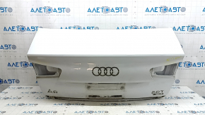Крышка багажника голая Audi A6 C7 12-18 алюминий, белый LS9R