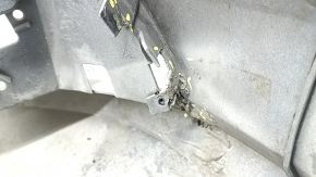 Bara față nefinisată pentru Audi A6 C7 16-18, restyling S-line, cu senzori de parcare, fără capac, grafit, zgârieturi, suport rupt, frecat, nisip, zgârieturi