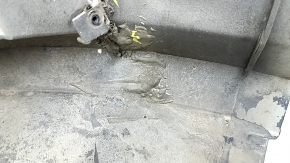 Bara față nefinisată pentru Audi A6 C7 16-18, restyling S-line, cu senzori de parcare, fără capac, grafit, zgârieturi, suport rupt, frecat, nisip, zgârieturi