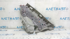 Накладка задней стойки нижняя правая Lexus RX350 RX450h 10-12 серая, потерта