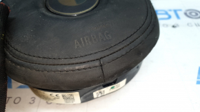 Подушка безопасности airbag в руль водительская BMW 3 G20 20-26 кожа черная, M3,M340, M Sport, в копоти, оплавлена, ржавый пиропатрон