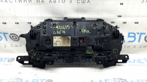 Щиток приборов BMW 3 G20 19-26 12.3", под проекцию, 94к, оплавлен, в копоти, окислены болты, царапины и сколы на стекле