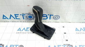 Ручка КПП Audi A6 C7 16-18 рест кожа черная, царапины
