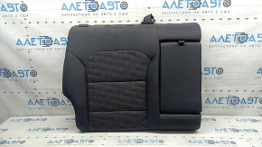 Spătar banchetă spate, rândul 2, dreapta, Kia Niro 17-22 HEV, PHEV, gri combinat, material textil, cu centură și cotieră, pentru curățare