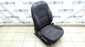 Scaun pasager Kia Niro 17-22 HEV, PHEV fără airbag, material textil, negru combinat, fără tetieră mecanică, zgârieturi, curățabil chimic