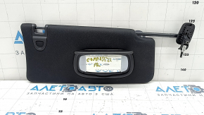 Козырек правый Jeep Compass 19-26 черный, без подсветки и крючка
