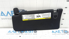 Козырек правый Jeep Compass 19-26 черный, без подсветки и крючка