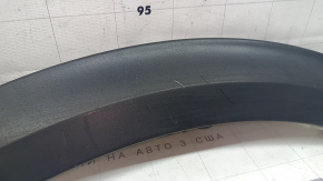 Ornament arc aripă stânga față Kia Niro 17-19 HEV pe bara de protecție, structură, fisură în suport, zgârieturi