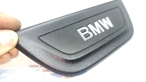 Накладка порога внешняя задняя правая BMW X3 F25 11-17 черная, царапины