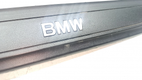 Ornament prag exterior negru BMW X3 F25 11-17, față stânga, zgârieturi